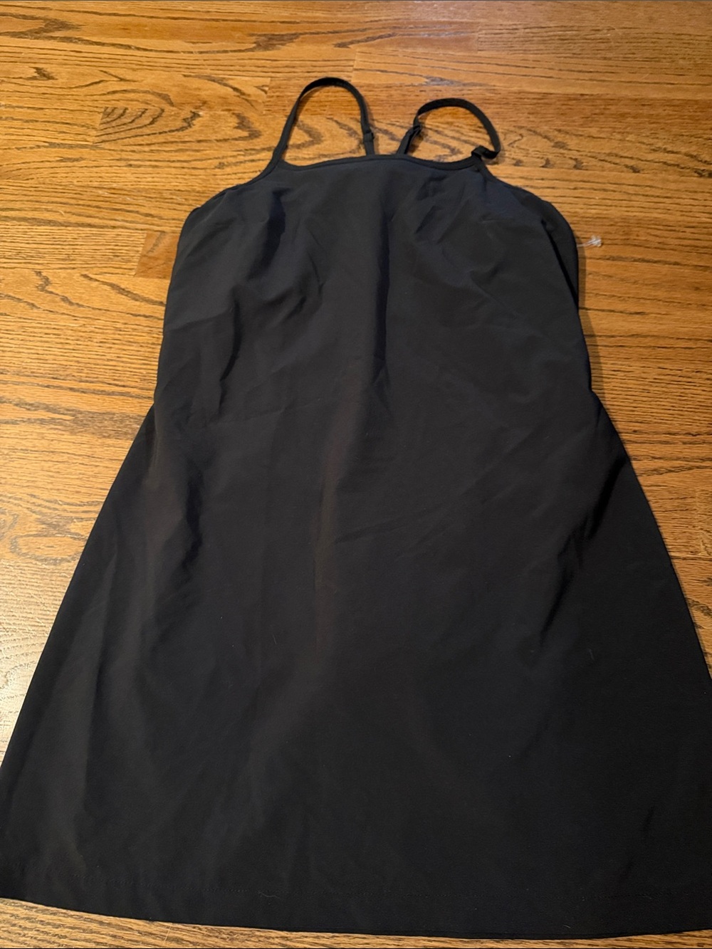 All in motion Simple Black activewear Dress with Spaghetti Straps Sz XS
